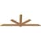 Ekena Millwork Kennewick Timber Gable Bracket, Western Red Cedar, 96"W x 36"H x 1 1/2"D x 5 1/2"F, 9/12 Pitch GBW096X36X0206KEN00SWR - alternate 2